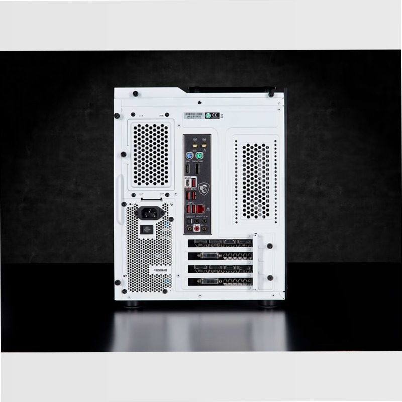 Case Micro ATX Crystal Series 280X RGB in vetro temprato - Bianco