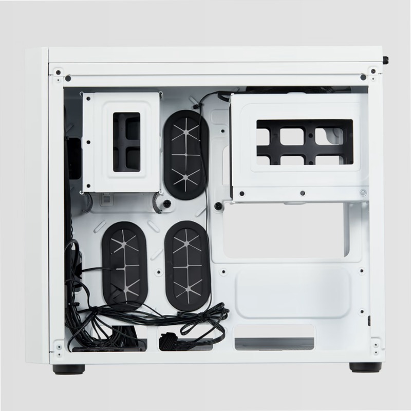 Case Micro ATX Crystal Series 280X RGB in vetro temprato - Bianco