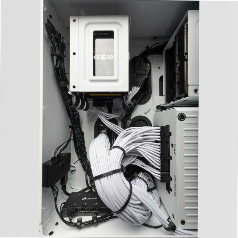Case Micro ATX Crystal Series 280X RGB in vetro temprato - Bianco