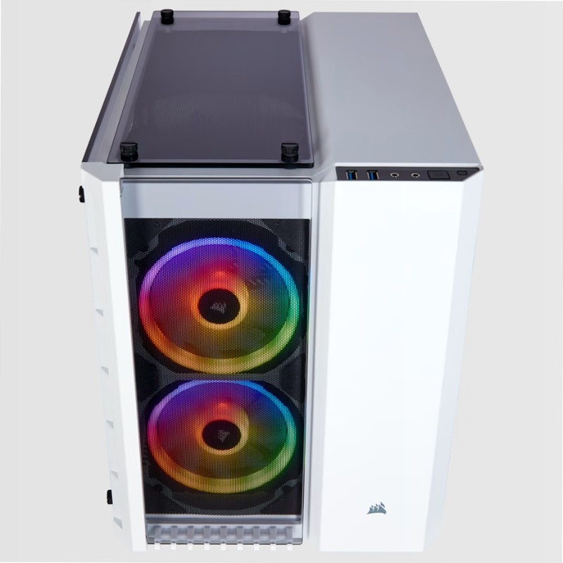 Case Micro ATX Crystal Series 280X RGB in vetro temprato - Bianco