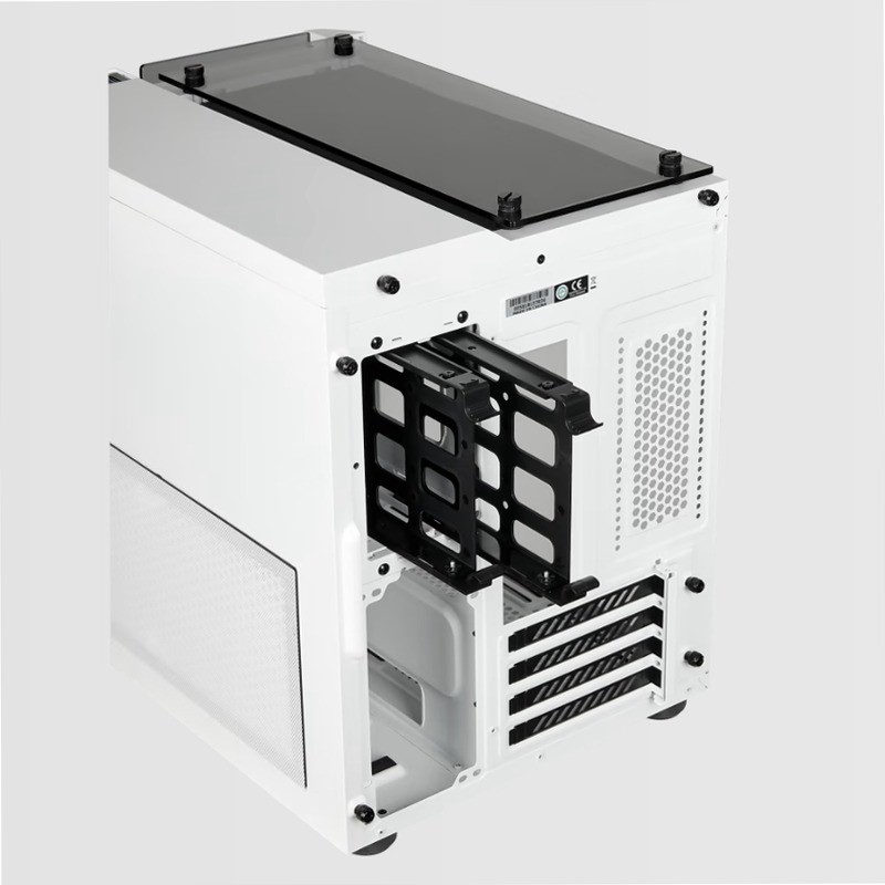 Case Micro ATX Crystal Series 280X RGB in vetro temprato - Bianco