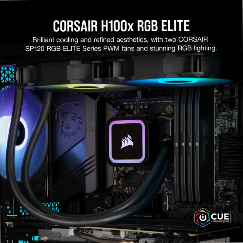 Dissipatore a liquido iCUE H100x RGB ELITE