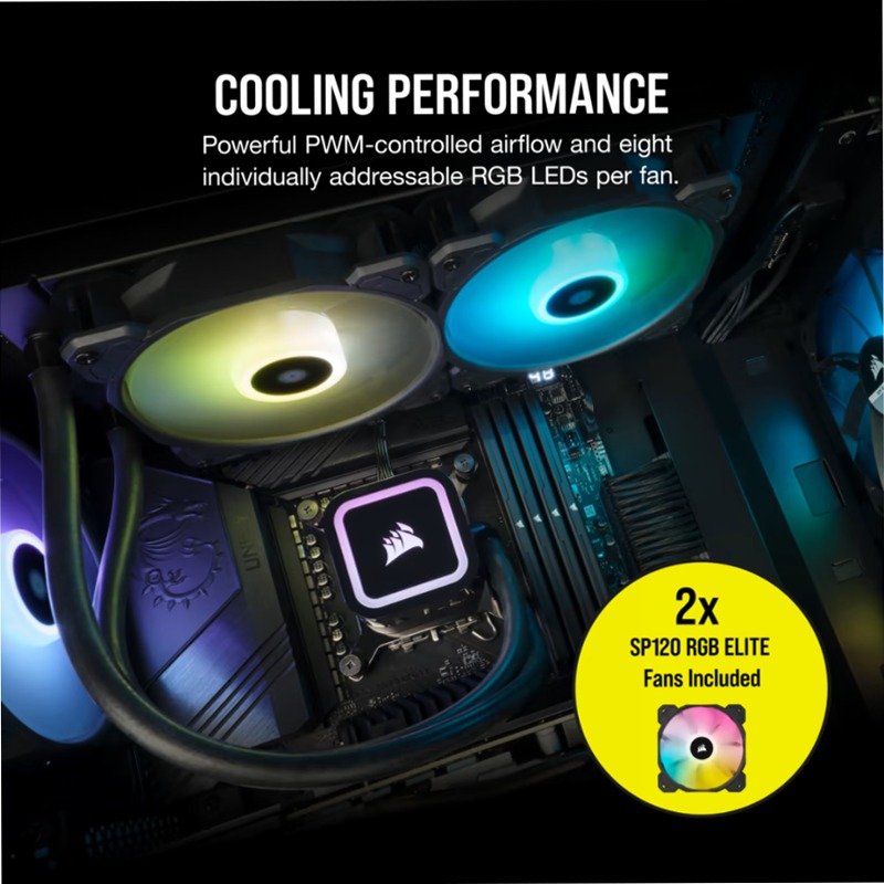 Dissipatore a liquido iCUE H100x RGB ELITE