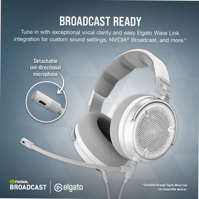 Cuffia gaming/streaming con microfono VIRTUOSO PRO open-back - White (EU)