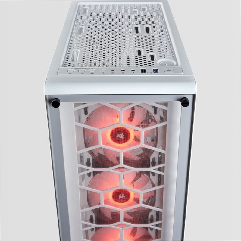 Case Mid-Tower Crystal Series® 460X RGB — Bianco