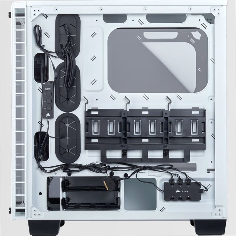 Case Mid-Tower Crystal Series® 460X RGB — Bianco