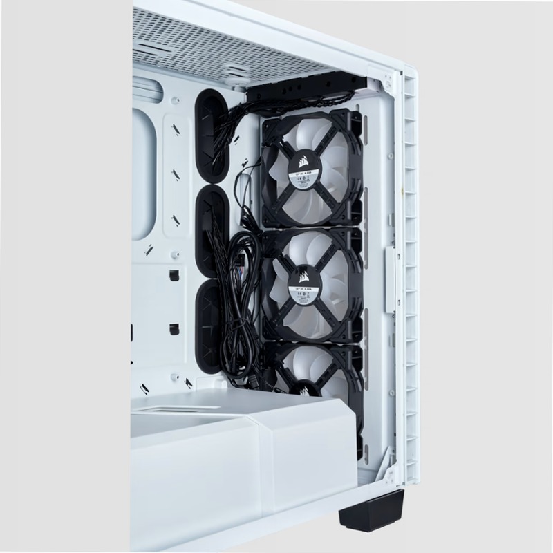 Case Mid-Tower Crystal Series® 460X RGB — Bianco