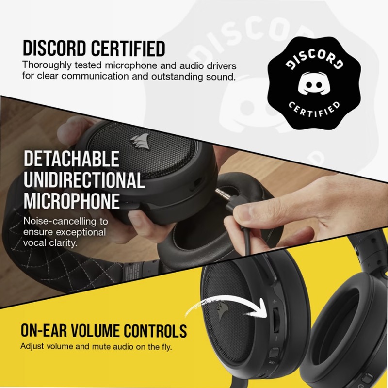 Cuffia Gaming HS70 PRO WIRELESS - Carbon Nero