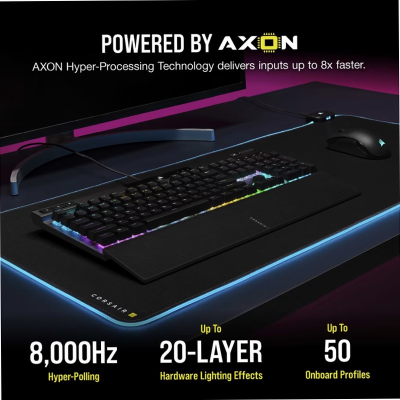 Tastiera Gaming K70 PRO RGB - Corsair Alluminio
