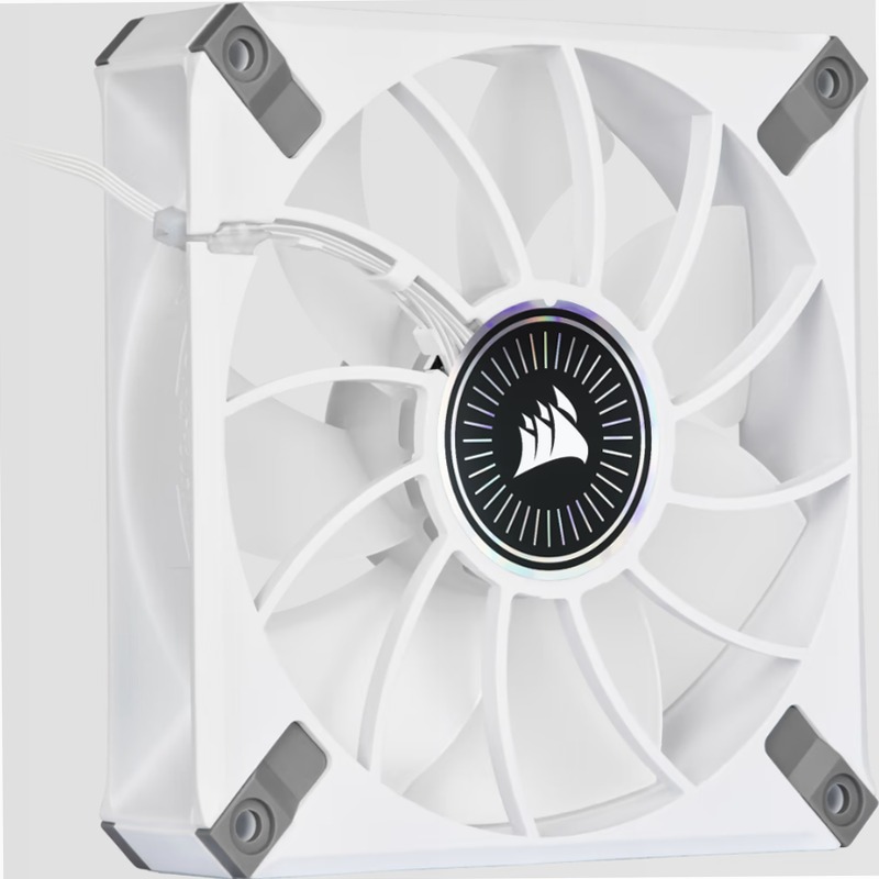 Ventola PWM a Levitazione Magnetica iCUE ML120 RGB ELITE Premium da 120 mm - Bianco 120mm