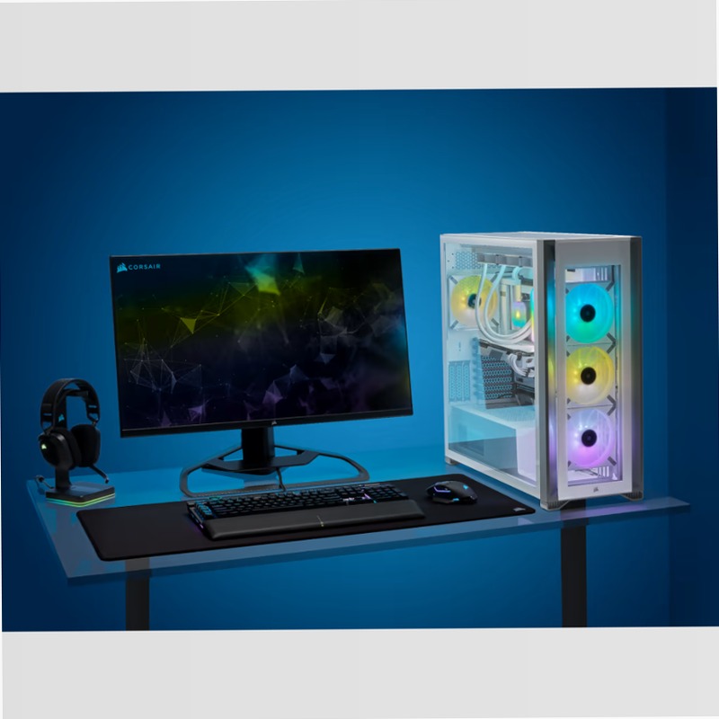 Ventola PWM a Levitazione Magnetica iCUE ML120 RGB ELITE Premium da 120 mm - Bianco 120mm