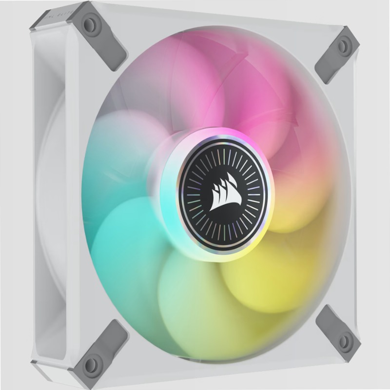 Ventola PWM a Levitazione Magnetica iCUE ML120 RGB ELITE Premium da 120 mm - Bianco 120mm