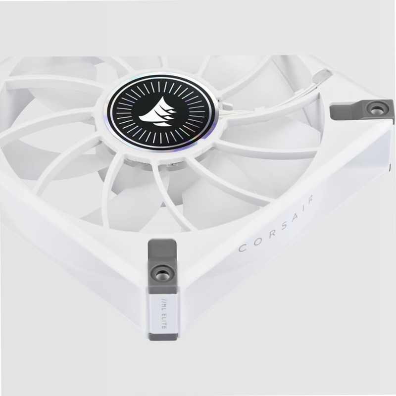 Ventola PWM a Levitazione Magnetica iCUE ML120 RGB ELITE Premium da 120 mm - Bianco 120mm