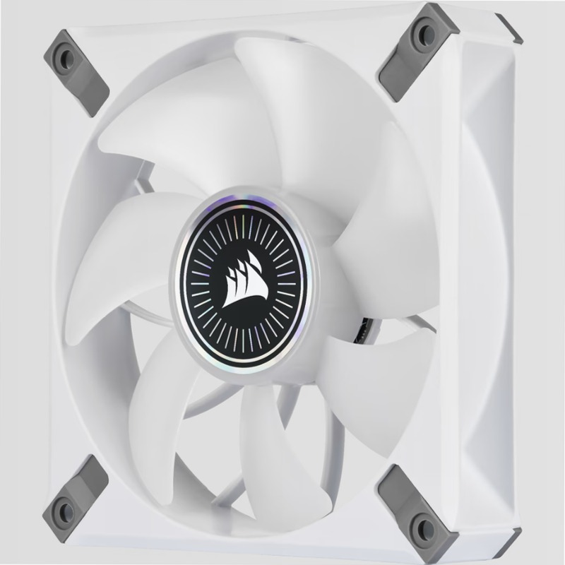 Ventola PWM a Levitazione Magnetica iCUE ML120 RGB ELITE Premium da 120 mm - Bianco 120mm
