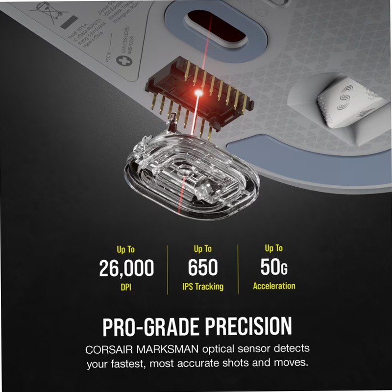 M75 AIR WIRELESS - Mouse gaming ultraleggero