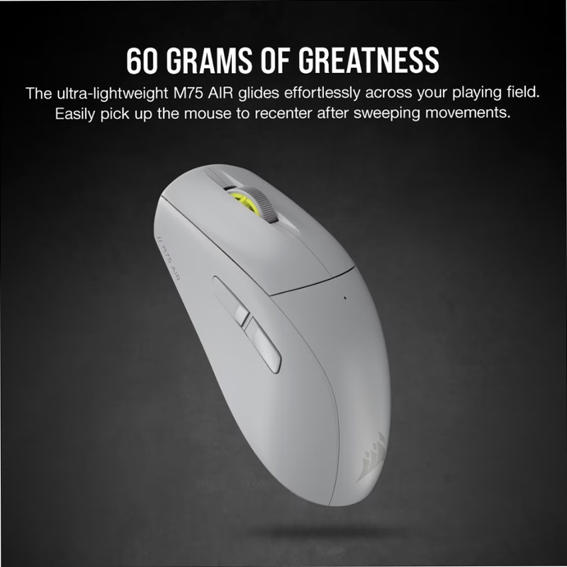 M75 AIR WIRELESS - Mouse gaming ultraleggero