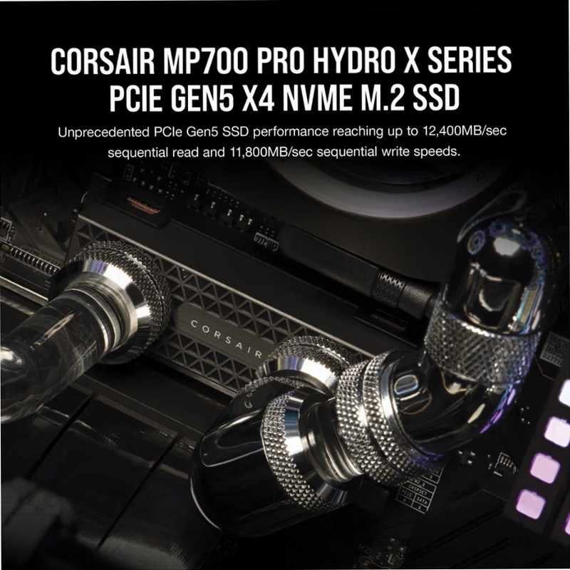 SSD M.2 NVMe 2.0 Gen5 MP700 PRO Hydro X
