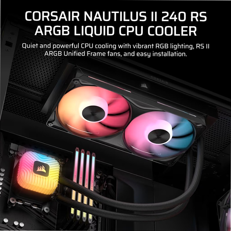 Dissipatore a liquido per CPU NAUTILUS II 240 RS ARGB