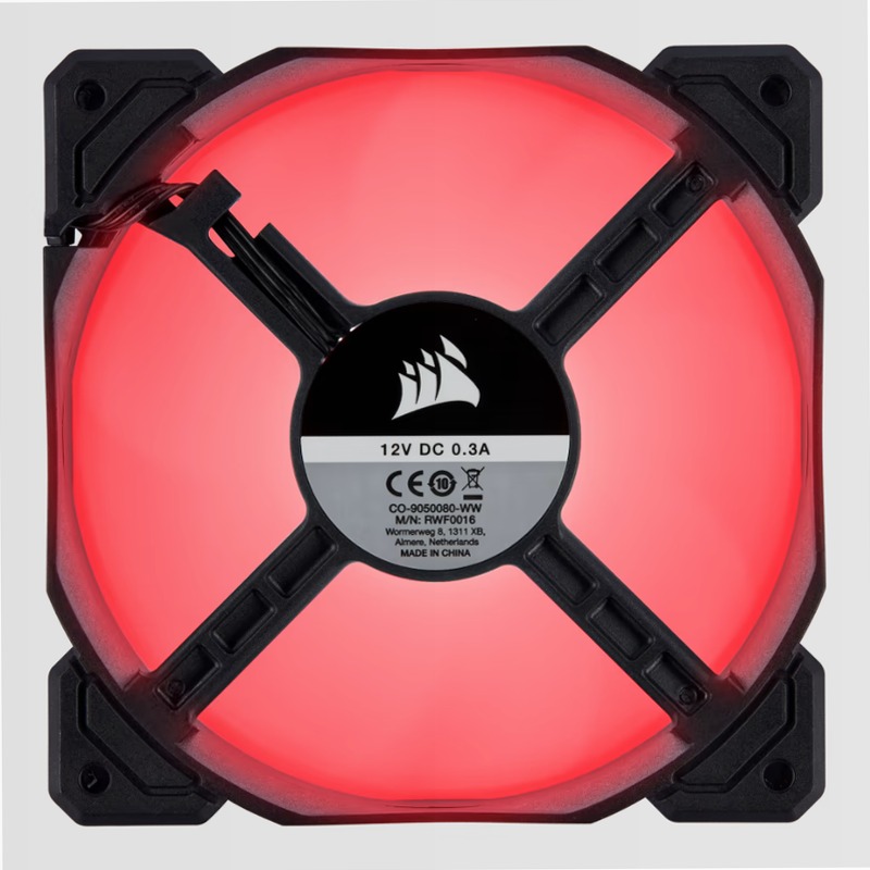 Ventola AF120 LED (2018) rossa da 120 mm 120mm
