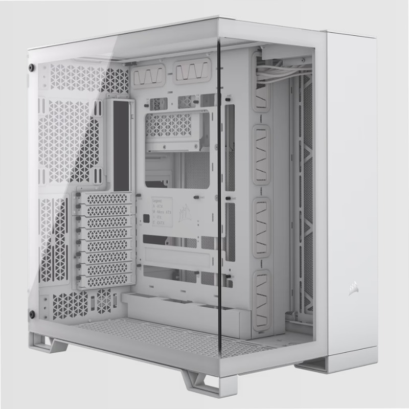 Case PC Mid-Tower a doppia camera 6500X - Bianco