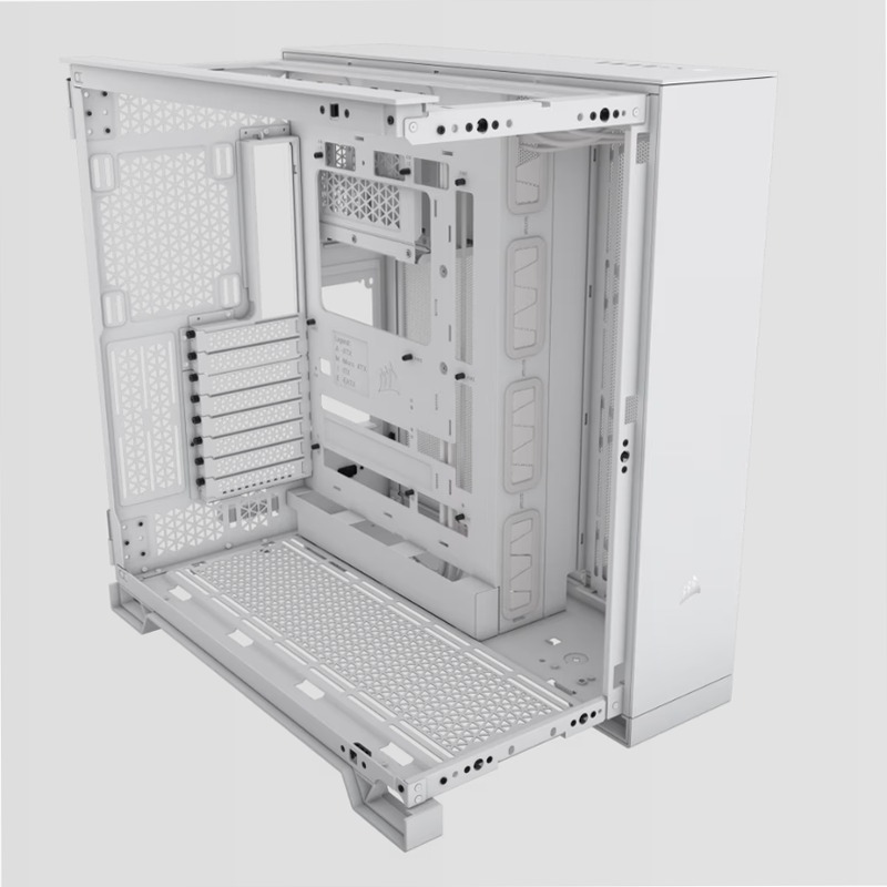 Case PC Mid-Tower a doppia camera 6500X - Bianco