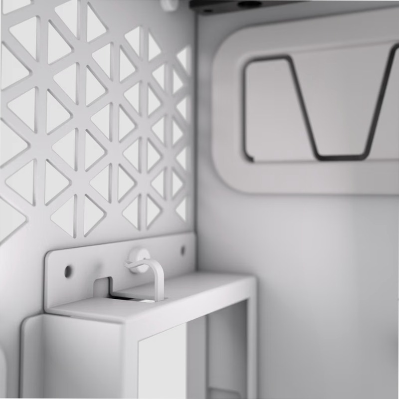 Case PC Mid-Tower a doppia camera 6500X - Bianco