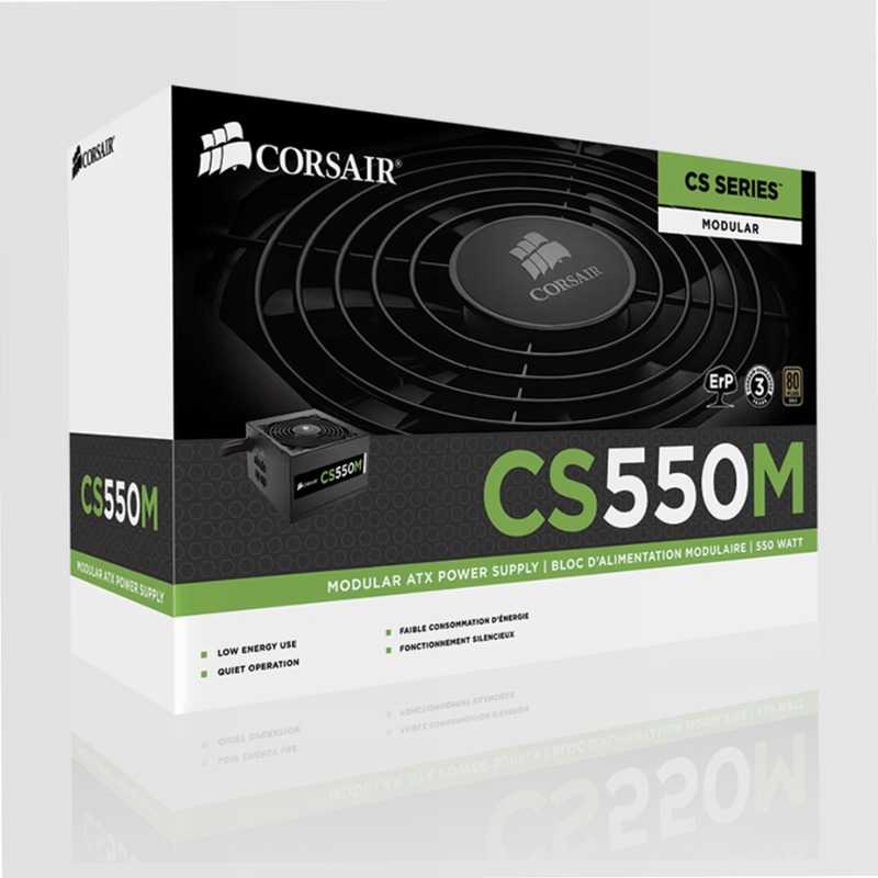 CS550M - Unità di alimentazione modulare certificata 80 PLUS® Gold Semi modulare