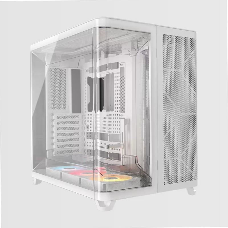 Case PC Mid-Tower AIR 5400 RS-R ARGB - Bianco 3