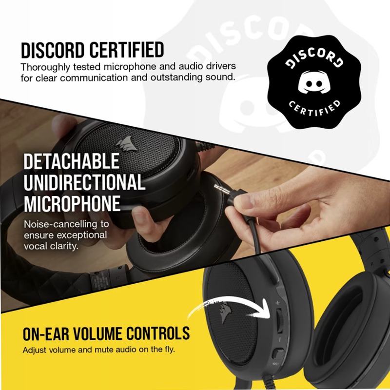 Cuffia Gaming HS50 PRO STEREO - Carbon Nero