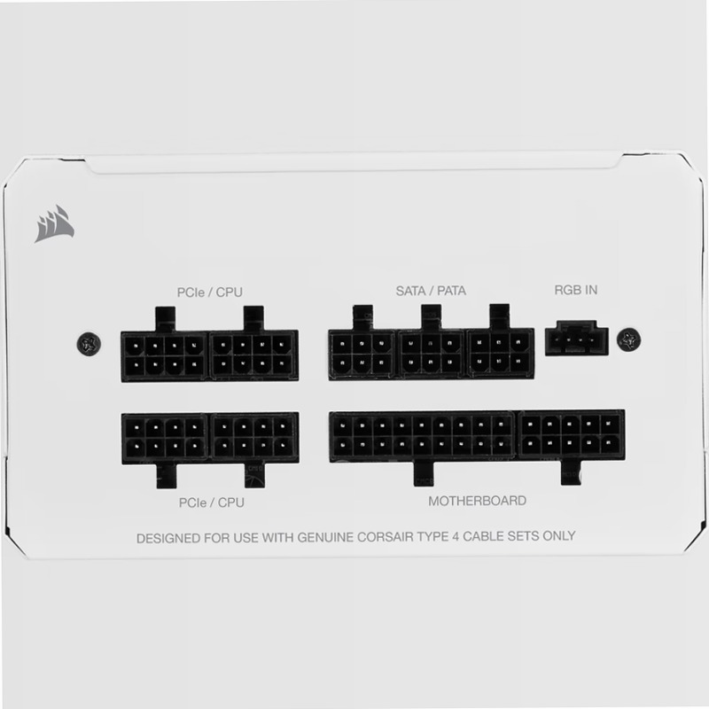 Alimentatore RGB bianco CX Series CX750F — 750 watt, interamente modulare 80 Plus Bronze
