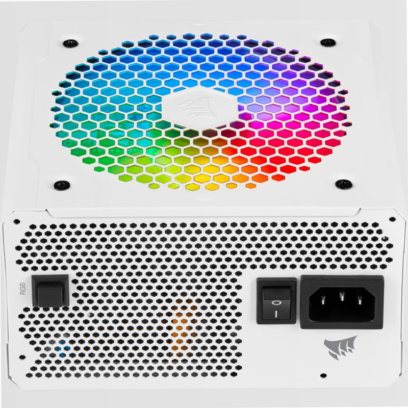Alimentatore RGB bianco CX Series CX750F — 750 watt, interamente modulare 80 Plus Bronze