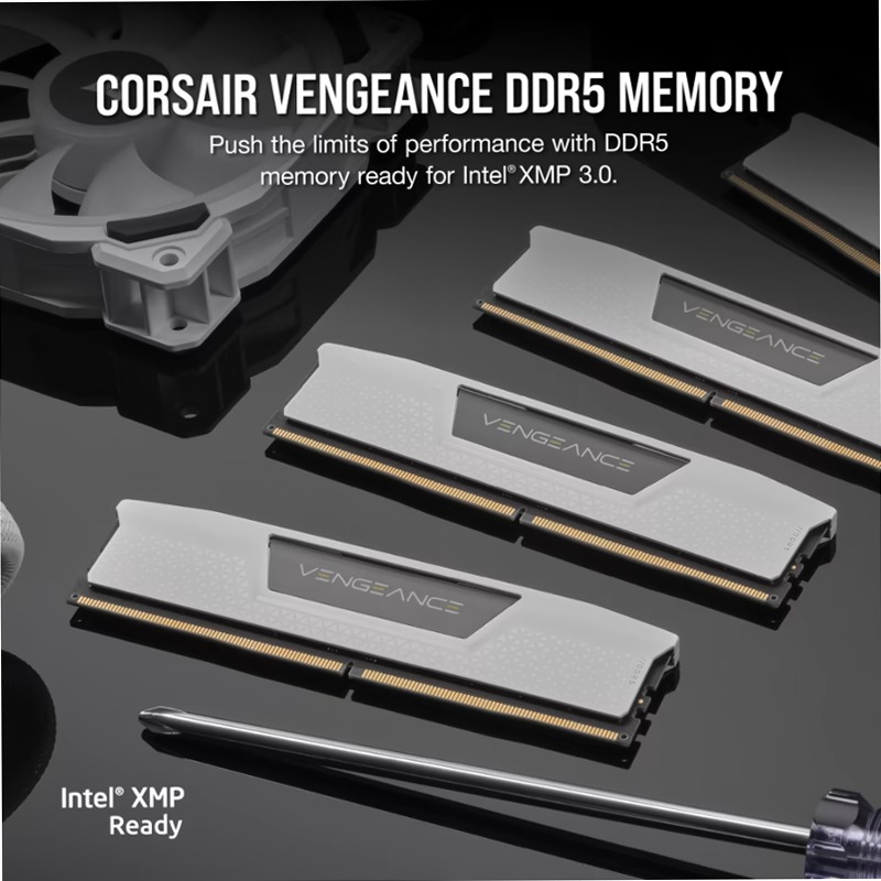 VENGEANCE® 32GB (2x16GB) DDR5 DRAM Up To 6000MT/s CL30 per AMD EXPO & Intel XMP 2 6000mhz