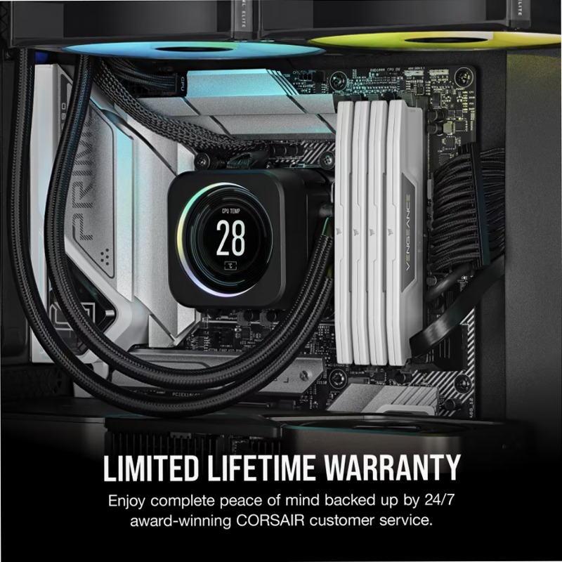 VENGEANCE® 32GB (2x16GB) DDR5 DRAM Up To 6000MT/s CL30 per AMD EXPO & Intel XMP 2 6000mhz