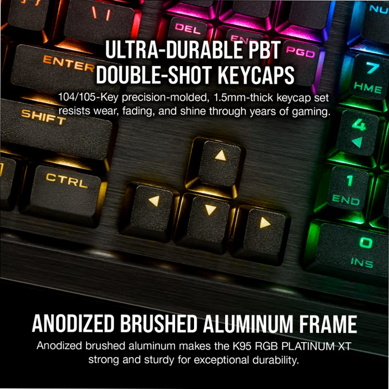 Tastiera Gaming K95 RGB PLATINUM XT Meccanica