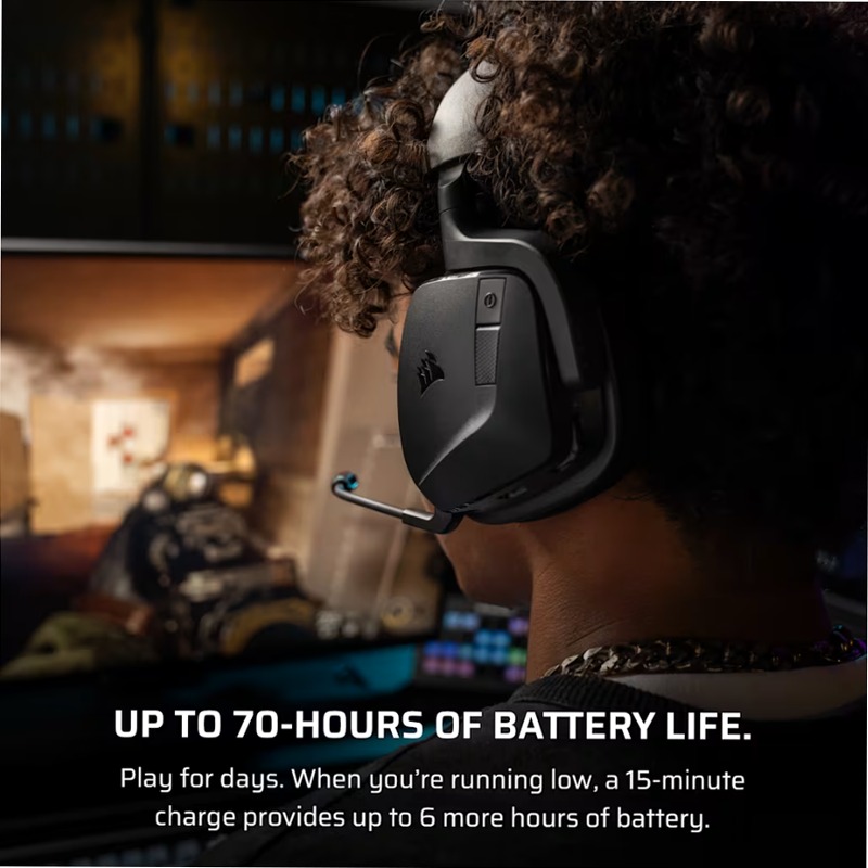 Cuffia Gaming VOID WIRELESS v2 - Carbonio Nero