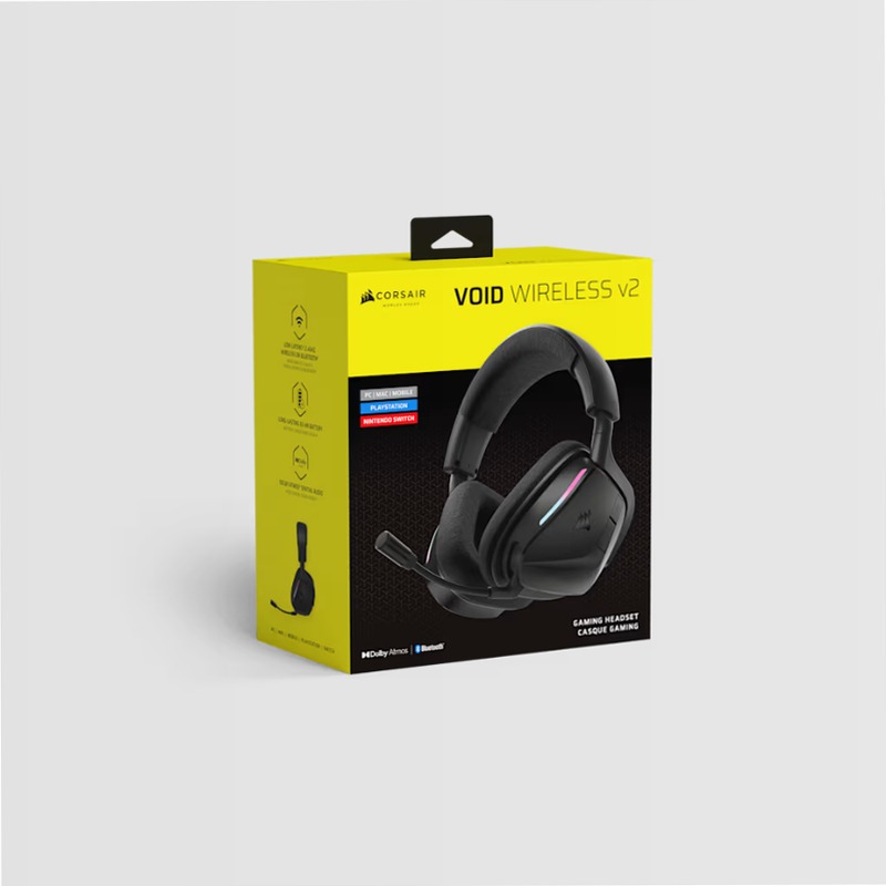 Cuffia Gaming VOID WIRELESS v2 - Carbonio Nero