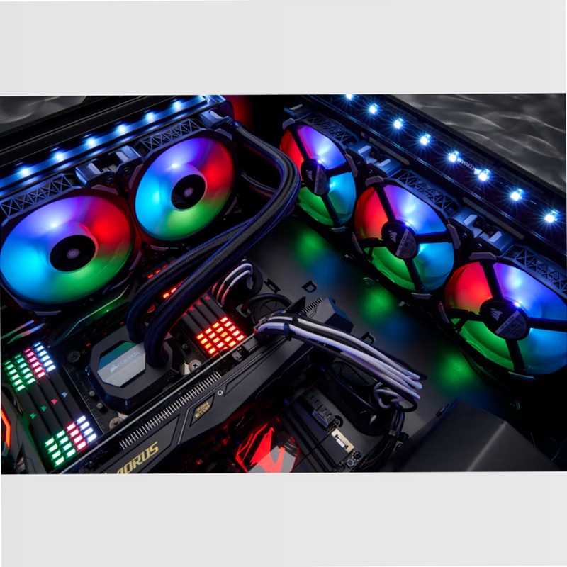 ML120 PRO RGB, ventola a levitazione magnetica Premium da 120 mm PWM con LED RGB — confezione singola 120mm