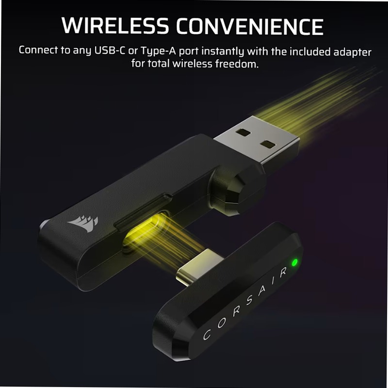Cuffia Gaming HS35 v3 Wireless - Carbon Nero