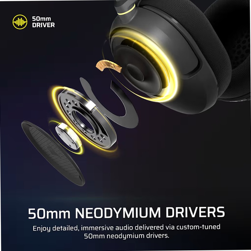 Cuffia Gaming HS35 v3 Wireless - Carbon Nero