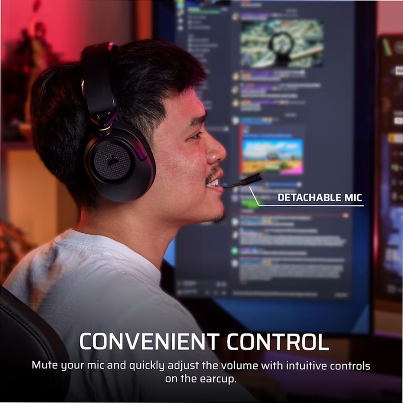 Cuffia Gaming HS35 v3 Wireless - Carbon Nero