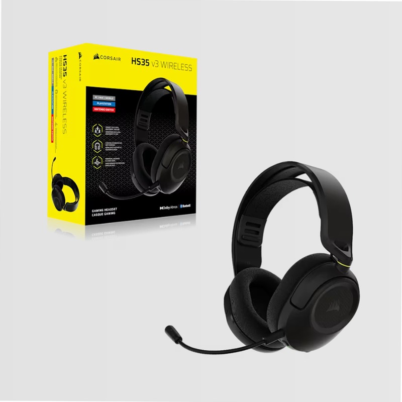 Cuffia Gaming HS35 v3 Wireless - Carbon Nero