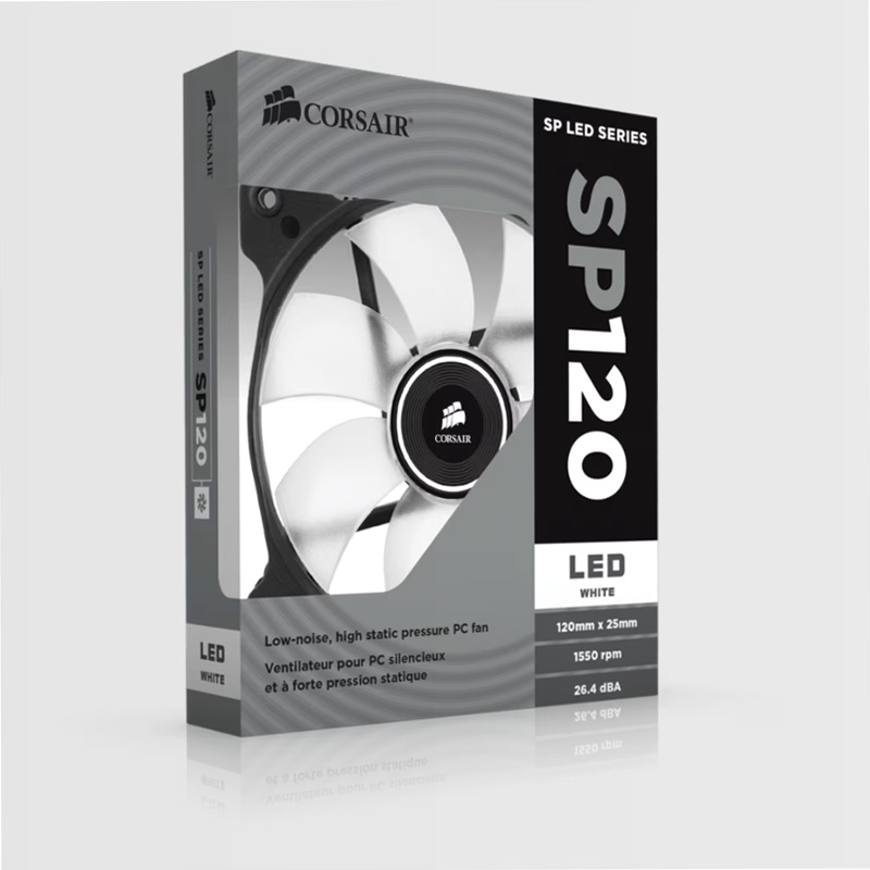 CORSAIR Air Series™ SP120 LED - Ventola Alta Pressione per Case