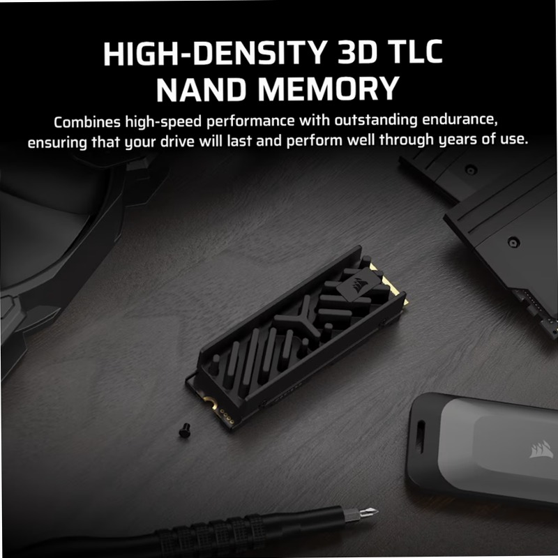 Unità SDD MP700 ELITE PCIe 5.0 (Gen 5) x4 NVMe M.2 con dissipatore da 1 TB