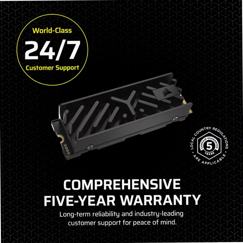 Unità SDD MP700 ELITE PCIe 5.0 (Gen 5) x4 NVMe M.2 con dissipatore da 1 TB