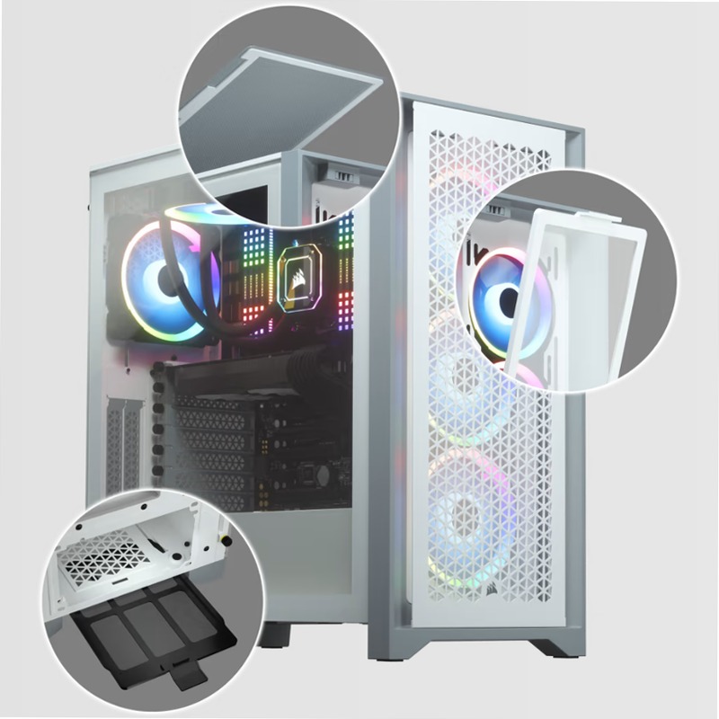 Case ATX Mid-Tower 4000D AIRFLOW - Bianco