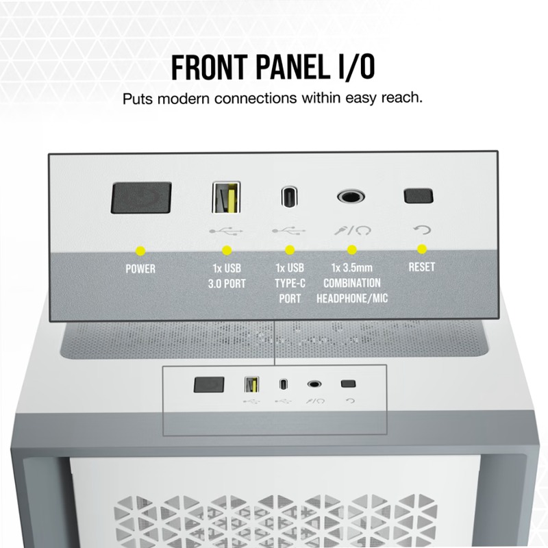 Case ATX Mid-Tower 4000D AIRFLOW - Bianco