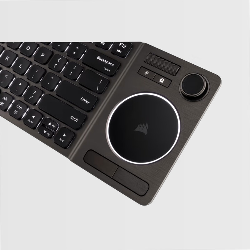 Tastiera Entertainment K83 Wireless Alluminio Wireless 2.4 GHz