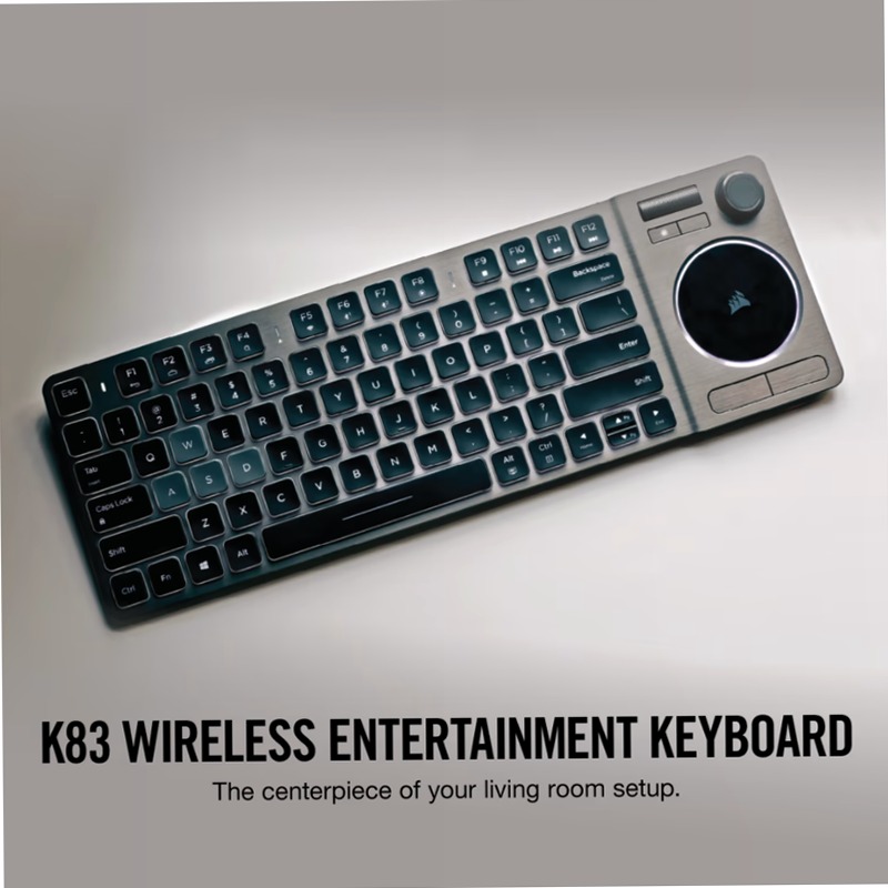 Tastiera Entertainment K83 Wireless Alluminio Wireless 2.4 GHz