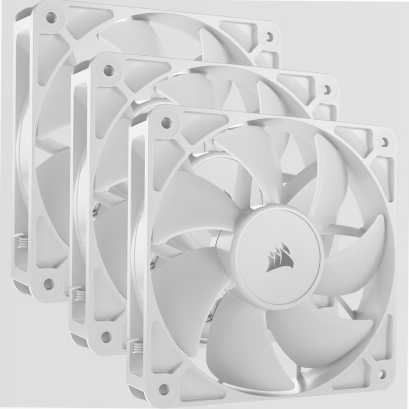 Ventole RS120 PWM da 120 mm - Confezione da tre - Bianco 120mm