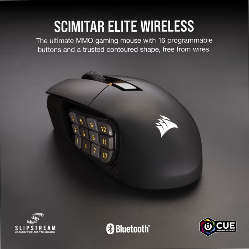Mouse Gaming SCIMITAR ELITE WIRELESS MMO
